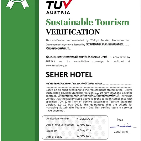 Seher 호텔 이스탄불